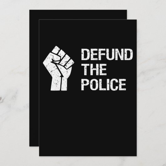 警察からの贈り物を受け取る 案内状 (正面/裏面)