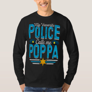 警察がポパお気に入りのダと呼んでい父のる Tシャツ