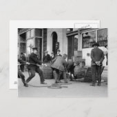 警察が密輸酒を押収, 1923 ポストカード (正面/裏面)