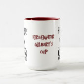 警察が必要だから消防士 |消防おもしろい士 マグカップ (中央)