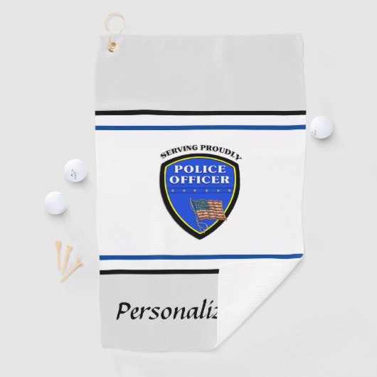 警察が誇り高いゴルフタオルを提供 ゴルフタオル (インサイチュ)