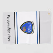 警察が誇り高いゴルフタオルを提供 ゴルフタオル (横)