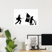 警察とグラニー ポスター (ホームオフィス)