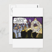 警察とドーナツおもしろいカードTeeマグカップ&ギフト ポストカード (正面/裏面)