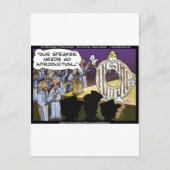 警察とドーナツおもしろいカードTeeマグカップ&ギフト ポストカード (正面)