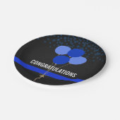 警察によってはテーマのお祝いがパーティを楽しみます ペーパープレート (アングル)