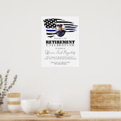 警察による退職の歓迎 ポスター (キッチン)