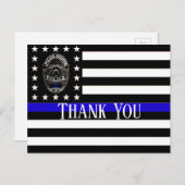 警察に特別な感謝を!応援ポストカード ポストカード (正面/裏面)