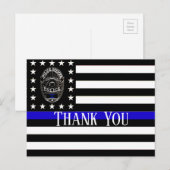 警察に特別な感謝を！支援するポストカード ポストカード (正面/裏面)