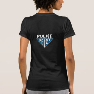 警察のおとりのデカールのTシャツ Tシャツ