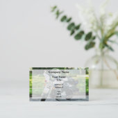 警察のオートバイ 名刺 (スタンド正面)