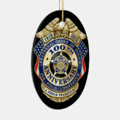 警察のオーナメントのFaternal順序 セラミックオーナメント (右)