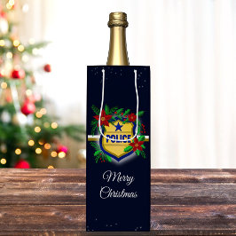 警察のクリスマスパーティー ワインギフトバッグ