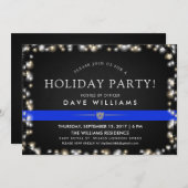 警察のクリスマス パーティー 招待状 (正面/裏面)