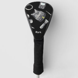 警察のゴルファー ゴルフヘッドカバー