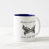 警察のタトゥー・マグ ツートーンマグカップ (正面右)