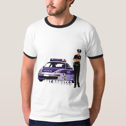 警察のダイエット Tシャツ (正面)