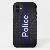 警察のダイヤモンドのプレートのスタイルの頭が切れるな電話箱