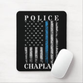 警察のチャプレーン米国国旗 マウスパッド (マウス)