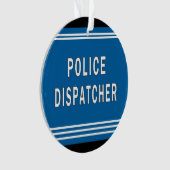 警察のディスパッチャー オーナメント (正面)