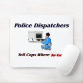 警察のディスパッチャー マウスパッド (マウス)