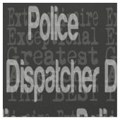 警察のディスパッチャ並外 ファブリック (クローズアップ)
