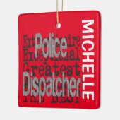 警察のディスパッチャ異常カスタム者 セラミックオーナメント (左)