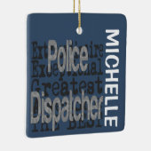 警察のディスパッチャ異常カスタム者 セラミックオーナメント (右)
