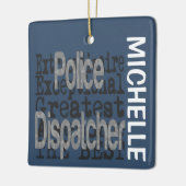 警察のディスパッチャ異常カスタム者 セラミックオーナメント (左)
