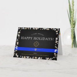 警察のハッピーホリデー | クリスマスカスタム シーズンカード