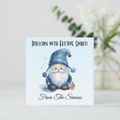 警察のパーソナライズされたクリスマスカード シーズンカード (スタンド正面)