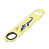 警察のヘリコプター漫画イラストレーション スピード栓抜き (正面アングル)