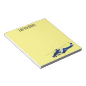 警察のヘリコプター漫画イラストレーション ノートパッド (アングル)