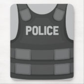 警察のベスト マウスパッド (正面)
