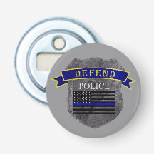 警察のボタン型栓抜き