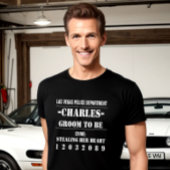 警察のマグは新郎パロディを撃った Tシャツ