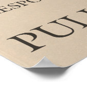 警察の公衆電話ボックス通知 ポスター (角)