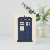 警察の公衆電話ボックス ポストカード (スタンド正面)