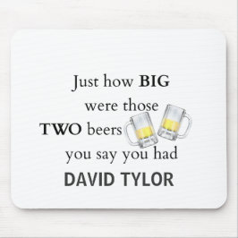 警察の冗談なんて大きい… マウスパッド