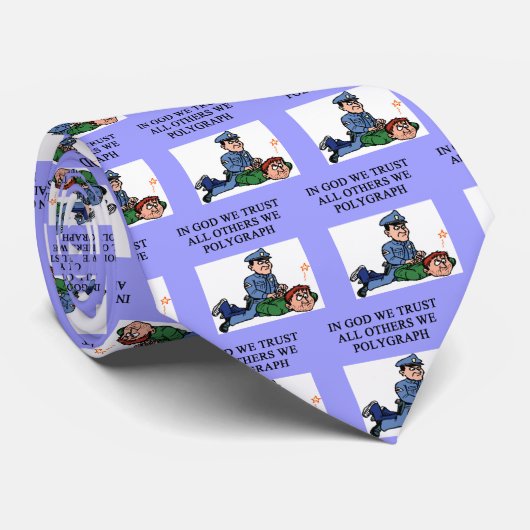 警察の嘘発見器のjke ネクタイ (ロール)