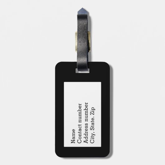 警察の妻の薄いブルーラインばら色の名前をカスタムする ラゲッジタグ (裏面縦)