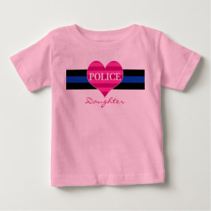 警察の娘の幼児 ベビーTシャツ