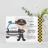 警察の子供たちのパーティー 招待状 (スタンド正面)