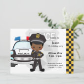 警察の子供たちのパーティー 招待状 (スタンド正面)