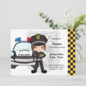 警察の子供の誕生日パーティー 招待状 (スタンド正面)