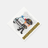 警察の子供パーティー スタンダードカクテルナプキン (角)