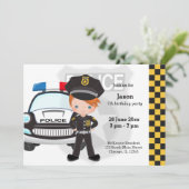 警察の子供パーティー 招待状 (スタンド正面)