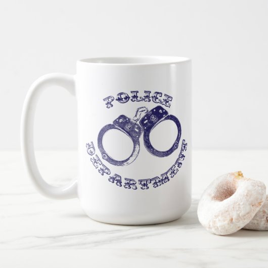 警察の手錠 コーヒーマグカップ (ドーナツ)