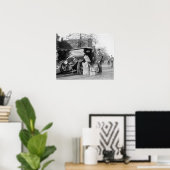 警察の捕獲の海賊車， 1922ヴィンテージ写真 ポスター (ホームオフィス)