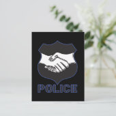警察の握手 ポストカード (スタンド正面)